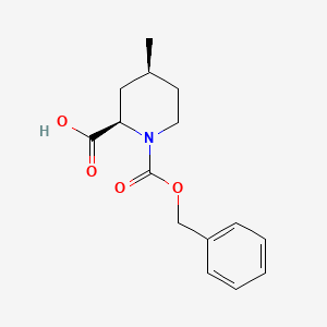 molecular formula C15H19NO4 B8189136 (2R,4S)-1-Cbz-4-methyl-piperidine-2-dicarboxylic acid 
