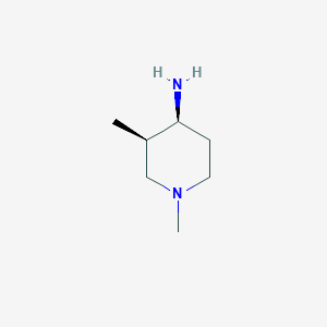 molecular formula C7H16N2 B8189207 cis-1,3-Dimethylpiperidin-4-amine 