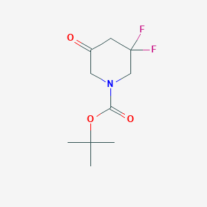 molecular formula C10H15F2NO3 B8189267 tert-Butyl 3,3-difluoro-5-oxopiperidine-1-carboxylate 