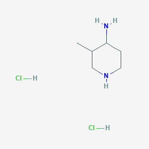 molecular formula C6H16Cl2N2 B8189282 3-Methyl-piperidin-4-ylamine dihydrochloride 