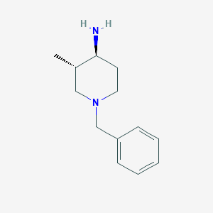 molecular formula C13H20N2 B8189303 (3S,4S)-1-benzyl-3-methylpiperidin-4-amine CAS No. 88915-33-7