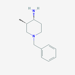 molecular formula C13H20N2 B8189318 (3S,4R)-1-benzyl-3-methylpiperidin-4-amine 