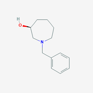 molecular formula C13H19NO B8189365 (S)-1-Benzylazepan-3-ol 