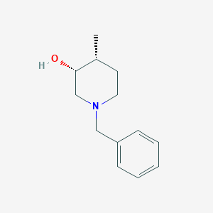 molecular formula C13H19NO B8189421 cis-1-Benzyl-4-methyl-piperidin-3-ol 