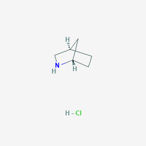 molecular formula C6H12ClN B8189448 (1S,4R)-2-azabicyclo[2.2.1]heptane hydrochloride 