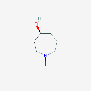 molecular formula C7H15NO B8189571 (S)-1-Methyl-azepan-4-ol 