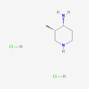 molecular formula C6H16Cl2N2 B8189644 cis-3-Methyl-piperidin-4-ylamine dihydrochloride 