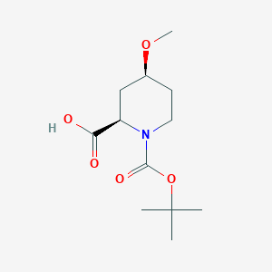 cis-4-Methoxy-piperidine-1,2-dicarboxylic acid 1-tert-butyl ester