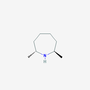 molecular formula C8H17N B8189737 trans-2,7-Dimethyl-azepane 