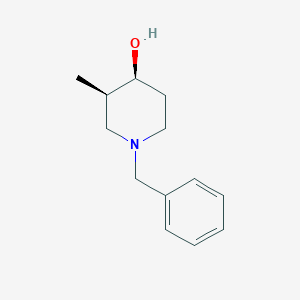 molecular formula C13H19NO B8189783 1-Benzyl-cis-3-methyl-piperidin-4-ol CAS No. 790667-50-4