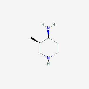 molecular formula C6H14N2 B8189791 (3R,4S)-3-Methyl-piperidin-4-ylamine 