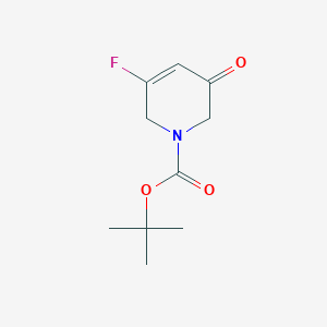5-Fluoro-3-oxo-3,6-dihydro-2H-pyridine-1-carboxylic acid tert-butyl ester