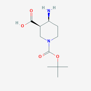 cis-1-Boc-4-Amino-piperidine-3-carboxylic acid