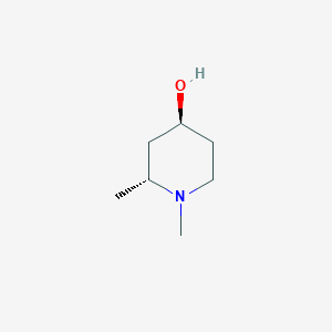 molecular formula C7H15NO B8189921 trans-1,2-Dimethyl-piperidin-4-ol 