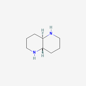 molecular formula C8H16N2 B8190072 trans-Decahydro-[1,5]naphthyridine 