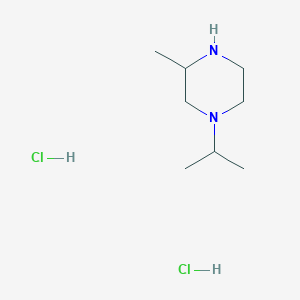 molecular formula C8H20Cl2N2 B8190118 1-Isopropyl-3-methyl-piperazine dihydrochloride 