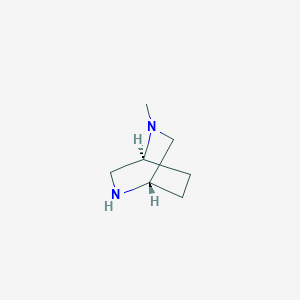 molecular formula C7H14N2 B8190161 (1S,4S)-2-Methyl-2,5-diazabicyclo(2.2.2)octane 
