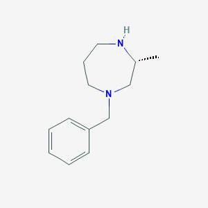 molecular formula C13H20N2 B8190197 (R)-1-Benzyl-3-methyl-1,4-diazepane 