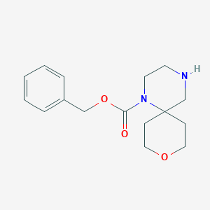 molecular formula C16H22N2O3 B8190224 1-Cbz-9-oxa-1,4-diaza-spiro[5.5]undecane 