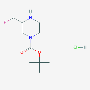 3-Fluoromethyl-piperazine-1-carboxylic acid tert-butyl ester hydrochloride