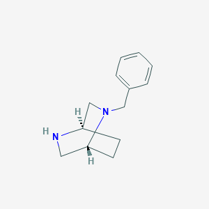molecular formula C13H18N2 B8190288 (1R,4R)-2-Benzyl-2,5-diaza-bicyclo[2.2.2]octane 