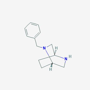 molecular formula C13H18N2 B8190295 (1S,4S)-2-Benzyl-2,5-diaza-bicyclo[2.2.2]octane 
