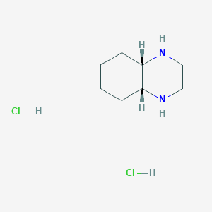 molecular formula C8H18Cl2N2 B8190315 Cis-Decahydro-quinoxaline dihydrochloride 