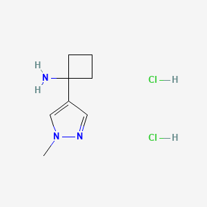 1-(1-Methyl-1H-pyrazol-4-yl)-cyclobutylamine dihydrochloride