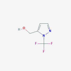molecular formula C5H5F3N2O B8190496 (2-Trifluoromethyl-2H-pyrazol-3-yl)-methanol 