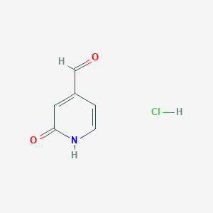 molecular formula C6H6ClNO2 B8190505 2-Hydroxy-pyridine-4-carbaldehyde hydrochloride 