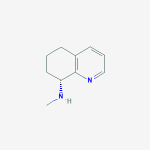 molecular formula C10H14N2 B8190585 (R)-Methyl-(5,6,7,8-tetrahydro-quinolin-8-yl)-amine 