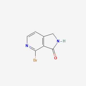 molecular formula C7H5BrN2O B8190695 4-Bromo-1,2-dihydro-pyrrolo[3,4-c]pyridin-3-one 