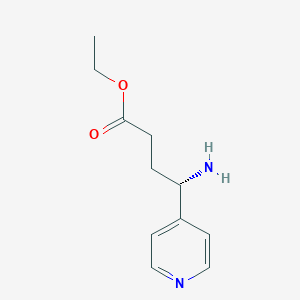 (S)-4-Amino-4-pyridin-4-yl-butyric acid ethyl ester