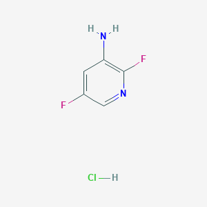 molecular formula C5H5ClF2N2 B8190770 2,5-Difluoro-pyridin-3-ylamine hydrochloride 