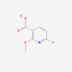 molecular formula C7H6FNO3 B8190918 6-Fluoro-2-methoxynicotinic acid 