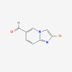 molecular formula C8H5BrN2O B8190971 2-Bromo-imidazo[1,2-a]pyridine-6-carbaldehyde 