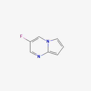 molecular formula C7H5FN2 B8191004 3-Fluoro-pyrrolo[1,2-a]pyrimidine 