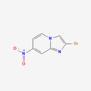 molecular formula C7H4BrN3O2 B8191090 2-Bromo-7-nitro-imidazo[1,2-a]pyridine 