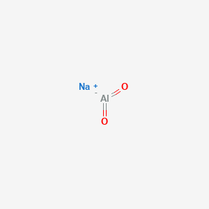 molecular formula NaAlO2<br>AlNaO2 B081911 Aluminato de sodio CAS No. 11138-49-1