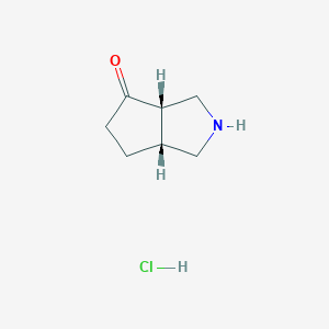 cis-Hexahydro-cyclopenta[c]pyrrol-4-one hydrochloride