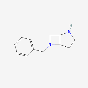 molecular formula C12H16N2 B8191254 6-Benzyl-2,6-diaza-bicyclo[3.2.0]heptane CAS No. 851526-88-0