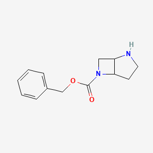 molecular formula C13H16N2O2 B8191281 Benzyl 2,6-diazabicyclo[3.2.0]heptane-6-carboxylate 