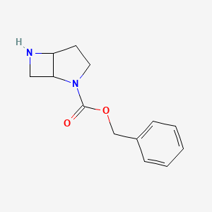 molecular formula C13H16N2O2 B8191289 Benzyl 2,6-diazabicyclo[3.2.0]heptane-2-carboxylate 