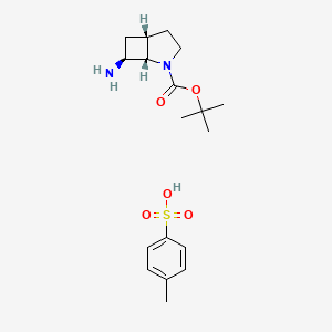rel-(1S,5S,7S)-2-Boc-7-amino-2-azabicyclo[3.2.0]heptane tosylate