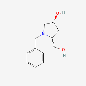 (3R,5R)-1-benzyl-5-(hydroxymethyl)pyrrolidin-3-ol