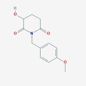3-Hydroxy-1-(4-methoxybenzyl)piperidine-2,6-dione