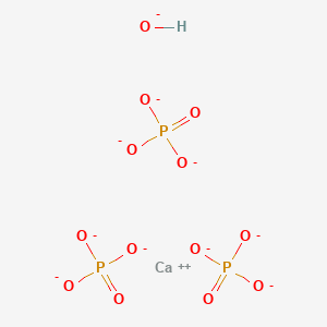 molecular formula CaHO13P3-8 B8191513 Calcium hydroxide phosphate (Ca5(OH)(PO4)3) 