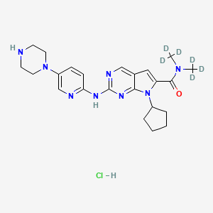 molecular formula C23H31ClN8O B8191612 Ribociclib-d6 (hydrochloride) 