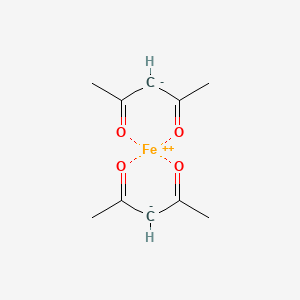 molecular formula C10H14FeO4 B8191640 Iron, bis(2,4-pentanedionato-kappaO,kappaO')-(9CI) 