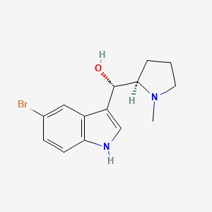 (S)-(5-bromo-1H-indol-3-yl)((R)-1-methylpyrrolidin-2-yl)methanol